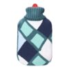 Bolsa de agua caliente 2 l modelo cuadros de colores marinos