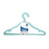 Perchas alambre colores surtidos azul-marrón 39 cm, 10 uds