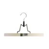 Percha de madera blanca ecológica fsc 25 x 2 x 16 cm