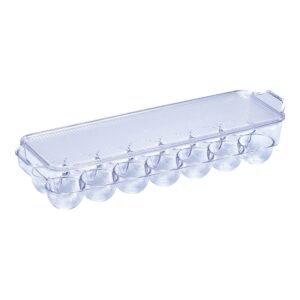 Huevera con tapa para 14 huevos 37 x 11,5 x 8 cm