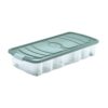 Caja de almacenaje bajo cama con tapa 31 l