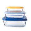 Set 3 fiambreras cuadrados