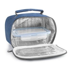 Porta alimentos azul + fiambrera