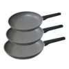 Set 3 sartenes antiadherentes "professional line" ø20 / ø24 / ø28 cm