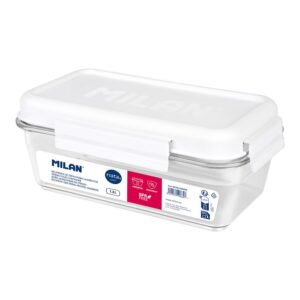Fiambrera de tritán hermética rectangular nata® 624 blanco 1,2 l