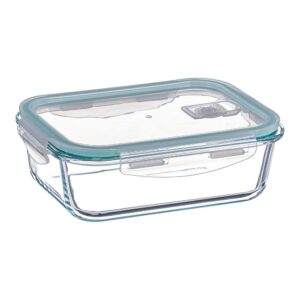 Fiambrera borosilicato rectangular hermética 370 ml