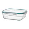 Fiambrera borosilicato rectangular hermética 2250 ml
