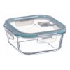Fiambrera borosilicato cuadrada hermética 800 ml