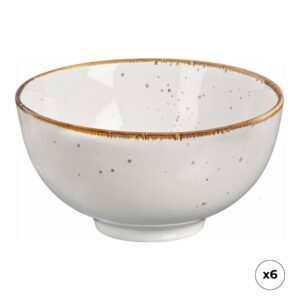 Pack 6 uds bol de porcelana akiko ø11,5 cm