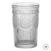 Vaso de cristal con relieve 330 ml, 6 uds