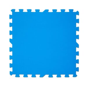 Suelo protector de piscinas 9 piezas, 500 x 500 x 4,5 mm