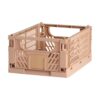 Caja almacenaje plegable arena 33 x 24,5 x 15 cm