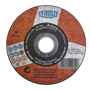 Disco corte acero inox 41c ø115 x 1,0 x 22,23 mm a60r-bfb