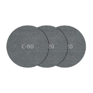 Tejidos de rejilla adherentes carburo de silicio ø125 mm, grano 80/120/220, pack 5 uds