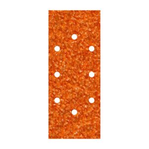 Hojas de lijar de corindón perforadas oval, 93 x 230 mm, grano 40, pack 5 uds