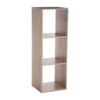 Estanteria madera para 3 cajas organizadoras 100,5 x 34,4 x 32 cm
