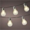 Guirnalda solar 50 leds, multifunción, luz cálida, exterior, 4,5 m