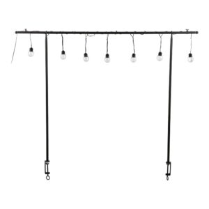 Guirnalda solar con soporte para mesa con 10 bombillas de led blanco cálido