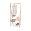 Colgador bambu con repisa para zapatos y bandeja 70 x 45 x 160 cm