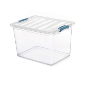 Caja katla transparente 20 l con asas ergonomicas 39 x 29 x 25,5 cm