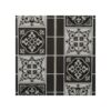 Sticker decorativo modelo azulejo negro 30,5 x 25 x 0.3 cm, pack 2 uds