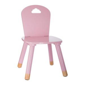 Silla infantil color rosa 32 x 31,5 x 50 cm
