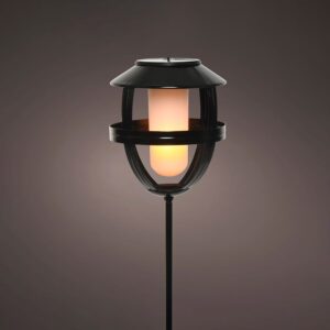 Antorcha solar metalica efecto llama 898216