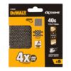 Lijas de malla para lijadoras orbitales 115 x 115 mm, grano 40 , pack 5 uds