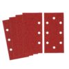 Hojas de lija perforadas de ajuste rápido 80 g, 93 x 190 mm, 5 uds