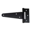 Bisagra forma t 100x75mm hierro negro