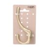 Colgador de latón pulido 13 x 5 cm