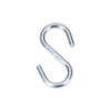 Gancho en forma de s 30 mm zincado, 7 uds