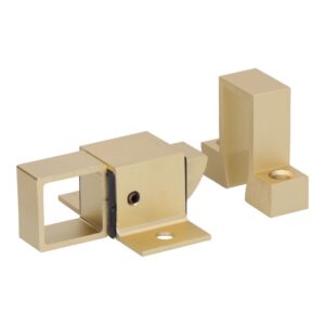 Cierre de aluminio para ventana dorado