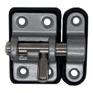 Pasador reforzado base plástica 25 mm cromo mate