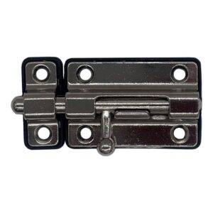 Pasador cerrojo base plástica 35 mm cromo