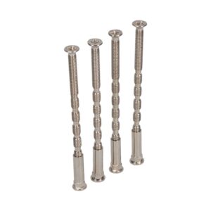 Tornillo pasante multicorte trn02 m4 x 75 mm níquel satinado