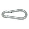 Mosquetón bombero sin seguro, msq01, acero galvanizado, 8 x 80 mm