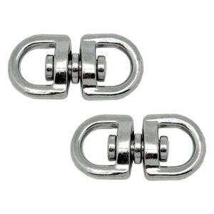 Anilla giratoria ap12, acero níquelado, 10 mm, 3/8". 2 unidades