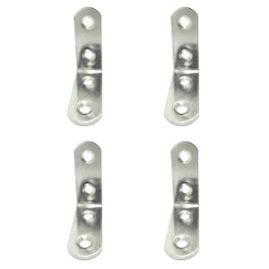 Ángulo refuerzo an24, acero inoxidable, 40 x 40 x 16 mm. 4 unidades