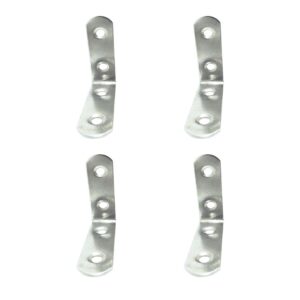 Ángulo refuerzo an24, acero inoxidable, 50 x 50 x 16 mm. 4 unidades