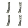 Ángulo refuerzo an24, acero inoxidable, 100 x 100 x 19 mm. 4 unidades