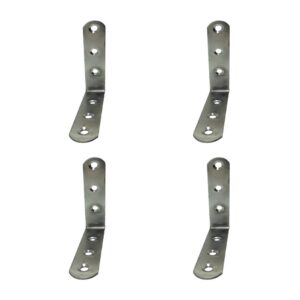 Ángulo refuerzo an24, acero inoxidable, 100 x 100 x 19 mm. 4 unidades