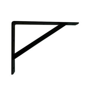 Escuadra reforzada plm04 negra 300 x 220 mm