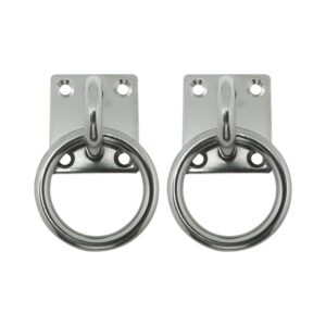 Placa amarre con anilla ap13, 6 mm, inoxidable, blister 2 uds