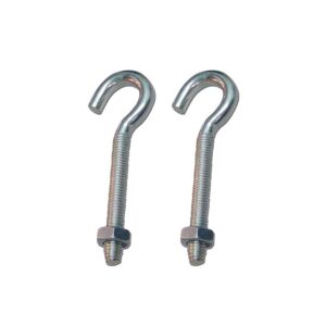 Hembrilla abierta con tuerca hm02, m8 x 60 mm, zincado, blister 2 uds