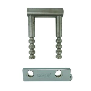 Candado ballesta cn12 con 3 llaves tubulares