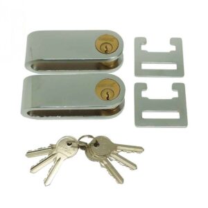 Candados reja ballesta cn16 con 3 llaves, 2 unidades