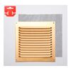 Rejilla con mosquitera. aluminio 0.8 oro 150x150mm (g)
