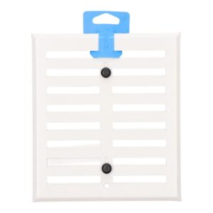 Rejilla regulable. aluminio 0.8 blanco 170x190mm