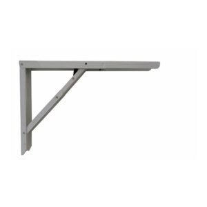 Escuadra de acero plegable abat-table plata 30 x 40 cm